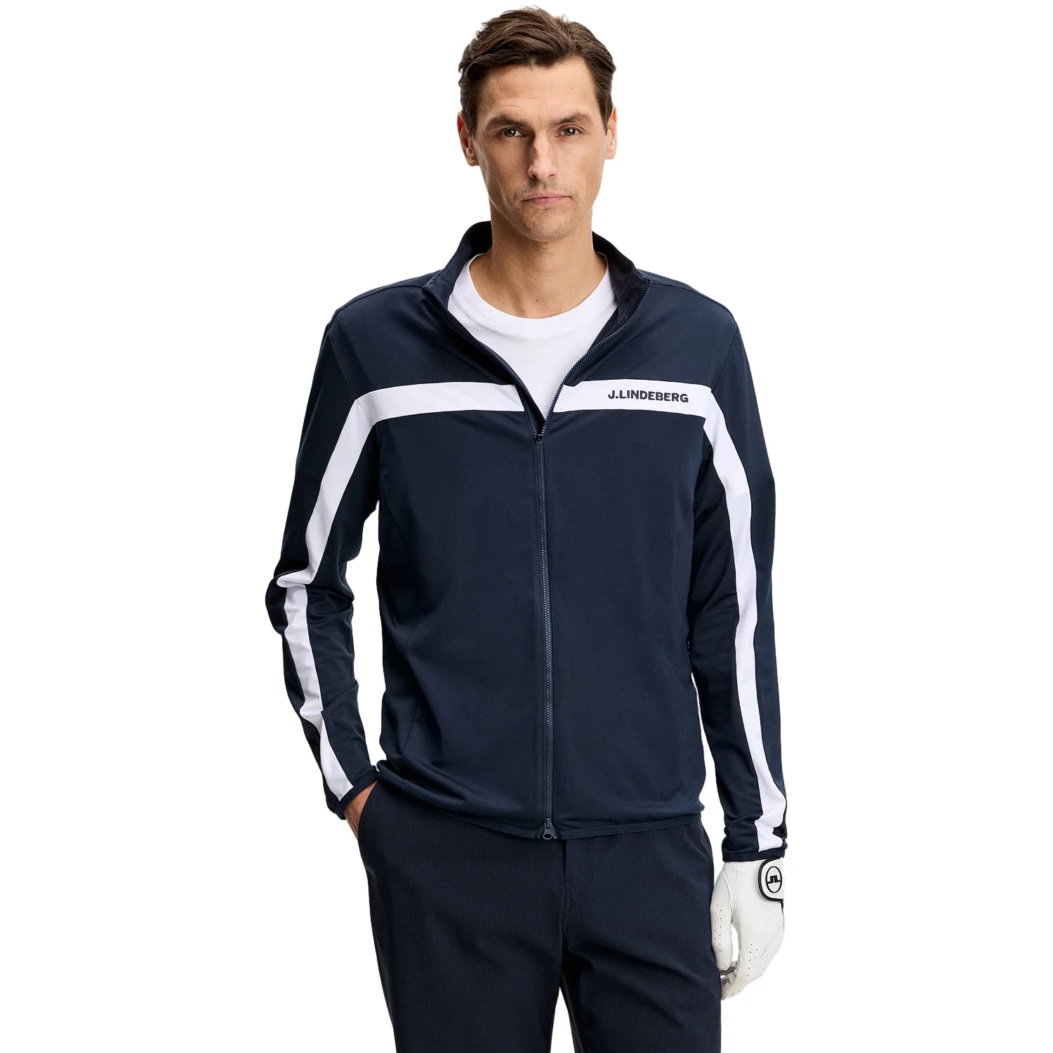 J. LINDEBERG Layer Jarvis Full Zip, navy