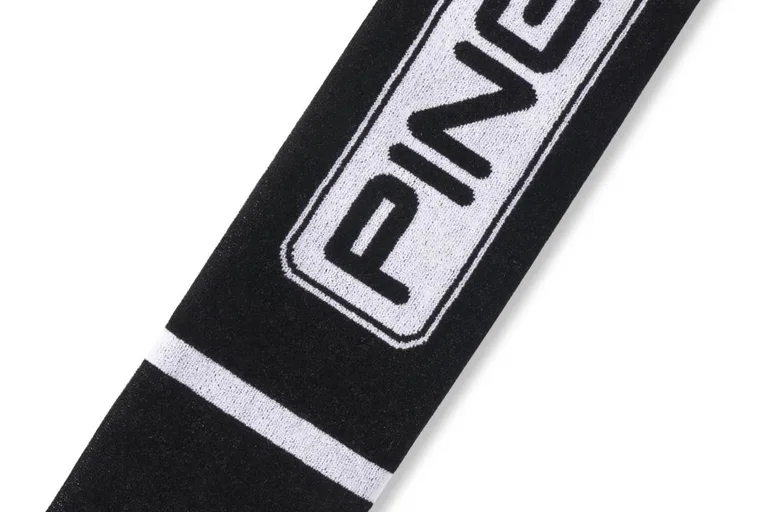 Ping Trifold Black/White Håndklæde