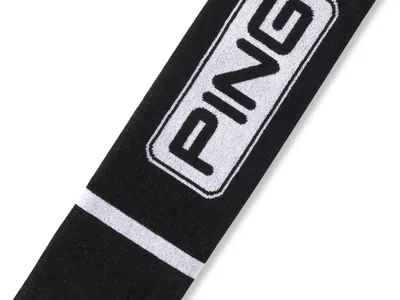 Ping Trifold Black/White Håndklæde