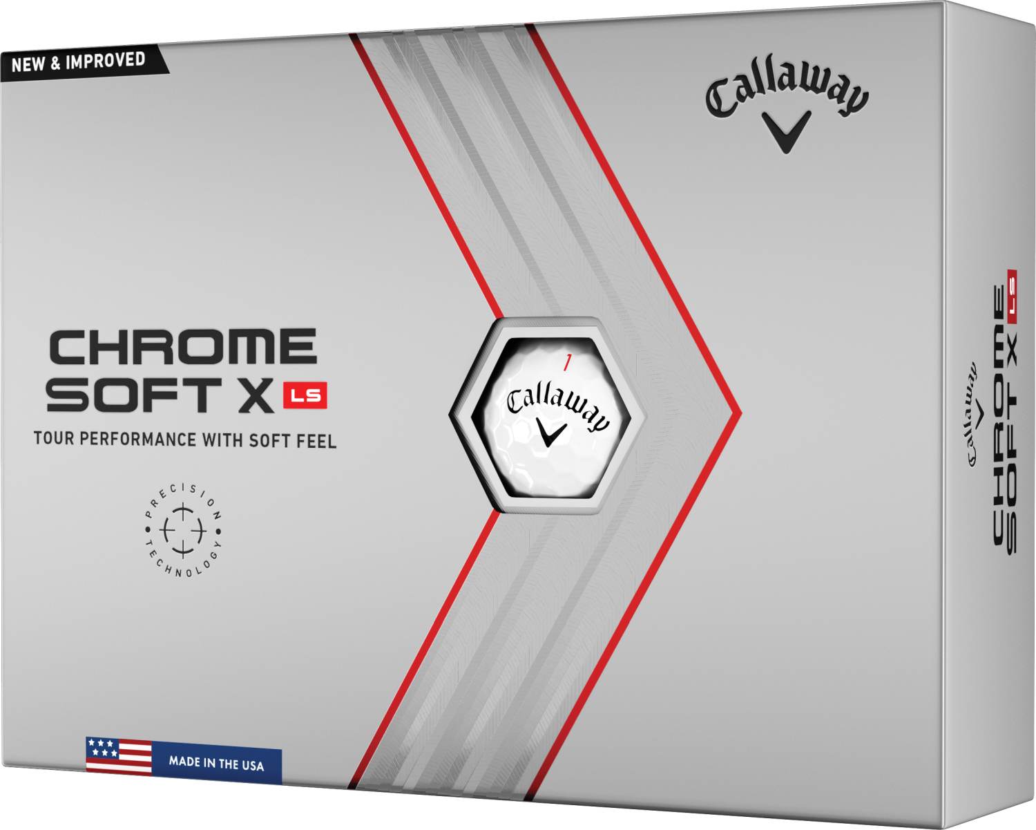 Callaway Chrome Soft X Low Spin (2022) Logobolde - Hvid