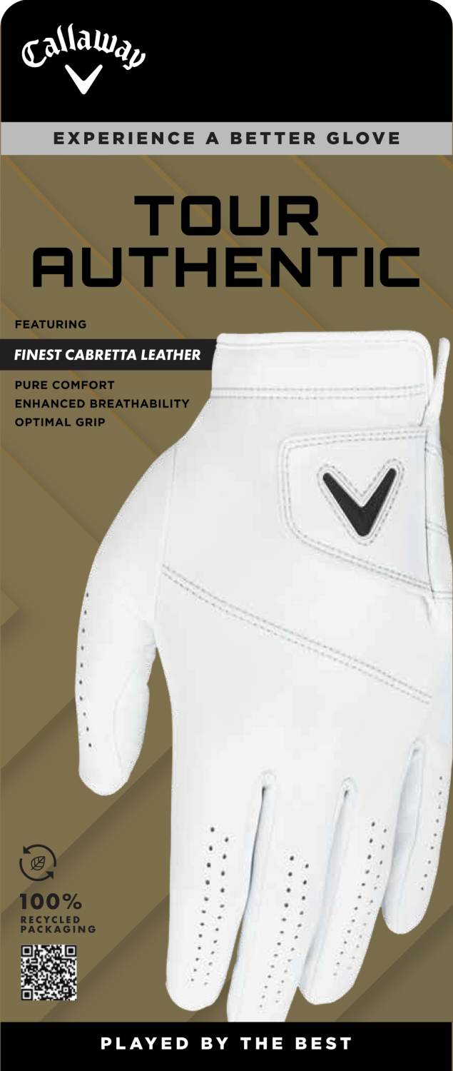 Callaway Tour Authentic Læder Herre Golfhandske