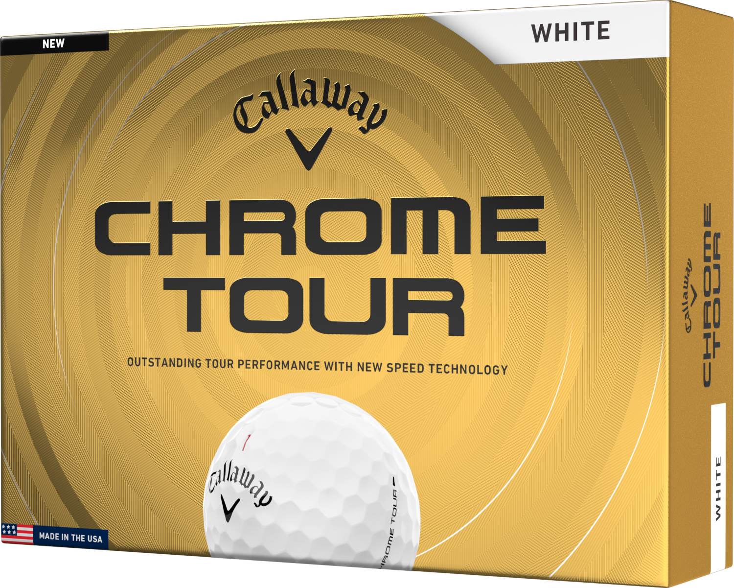 Callaway Chrome Tour (2026) Golfbolde - White