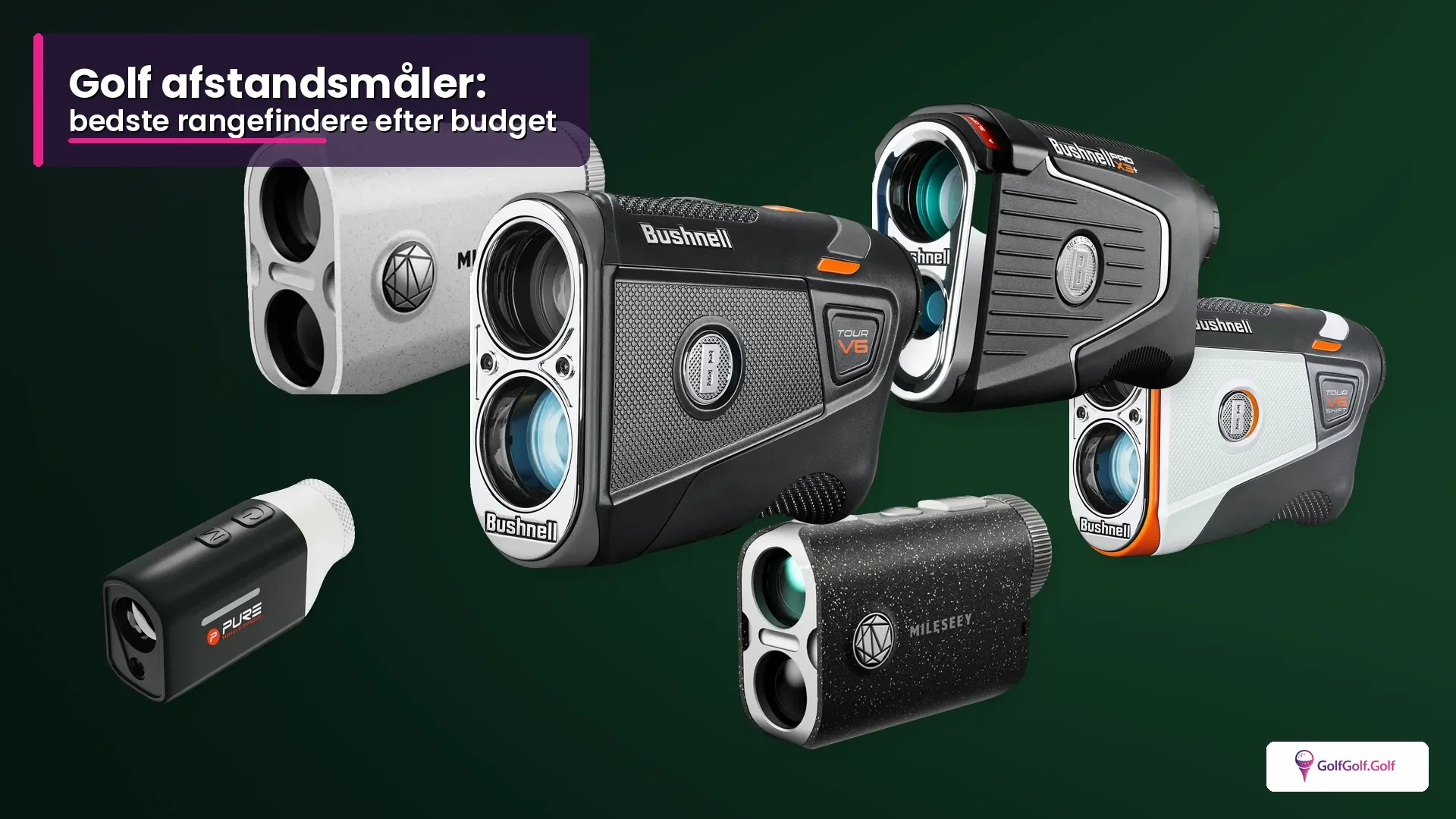Golf afstandsmåler: bedste rangefindere efter budget