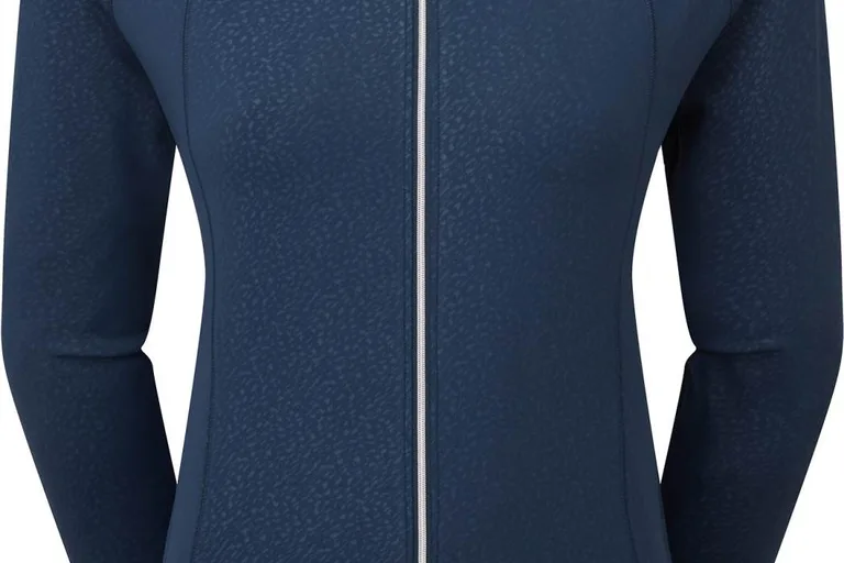 FootJoy Embossed Full-Zip Midlayer Dame Cardigan