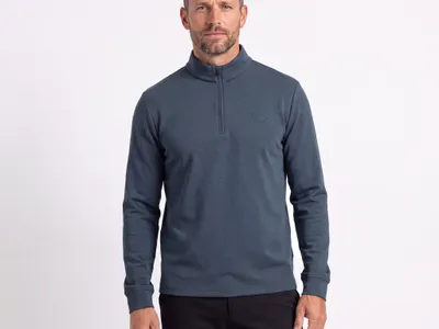 Liam Half zip | Mørkegrøn
