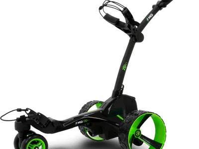 MGI Zip X5 (2024) Elektrisk golfvogn - Black - 250Wh, 24v (27 Huller)