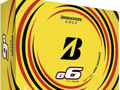 Bridgestone E6 Golfbolde - Gul