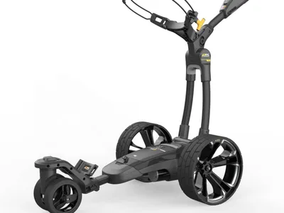 PowaKaddy RX10 GPS Elektrisk golfvogn - Black - 299Wh, 29.6V (18 Huller)