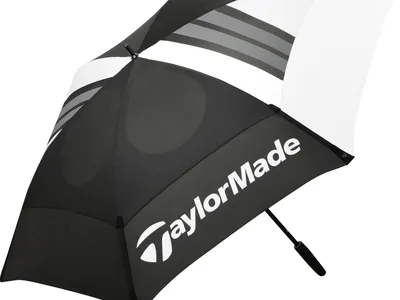 Taylormade Tour Double Canopy 68" Paraply - Black/White