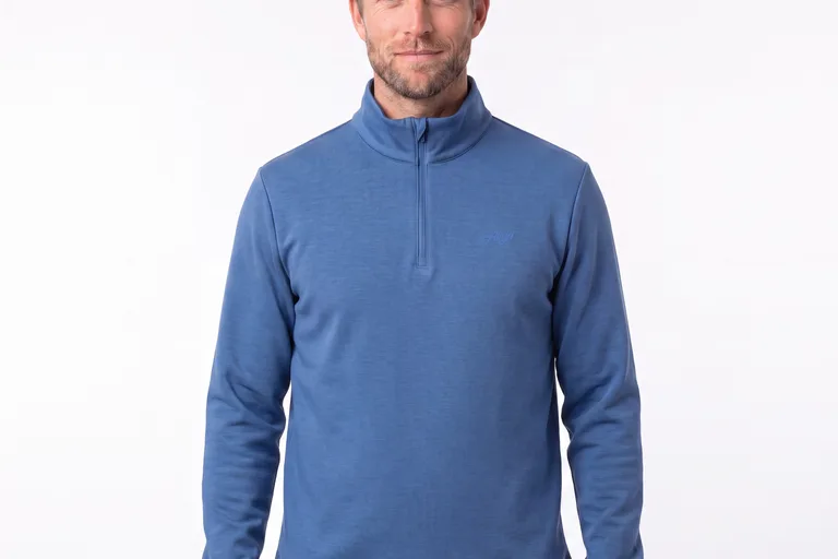 Carter Half Zip | blå