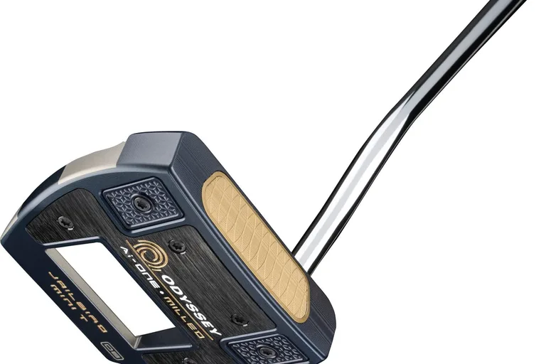 Odyssey Ai-One Milled Jailbird Mini T DB Double Bend Neck Putter