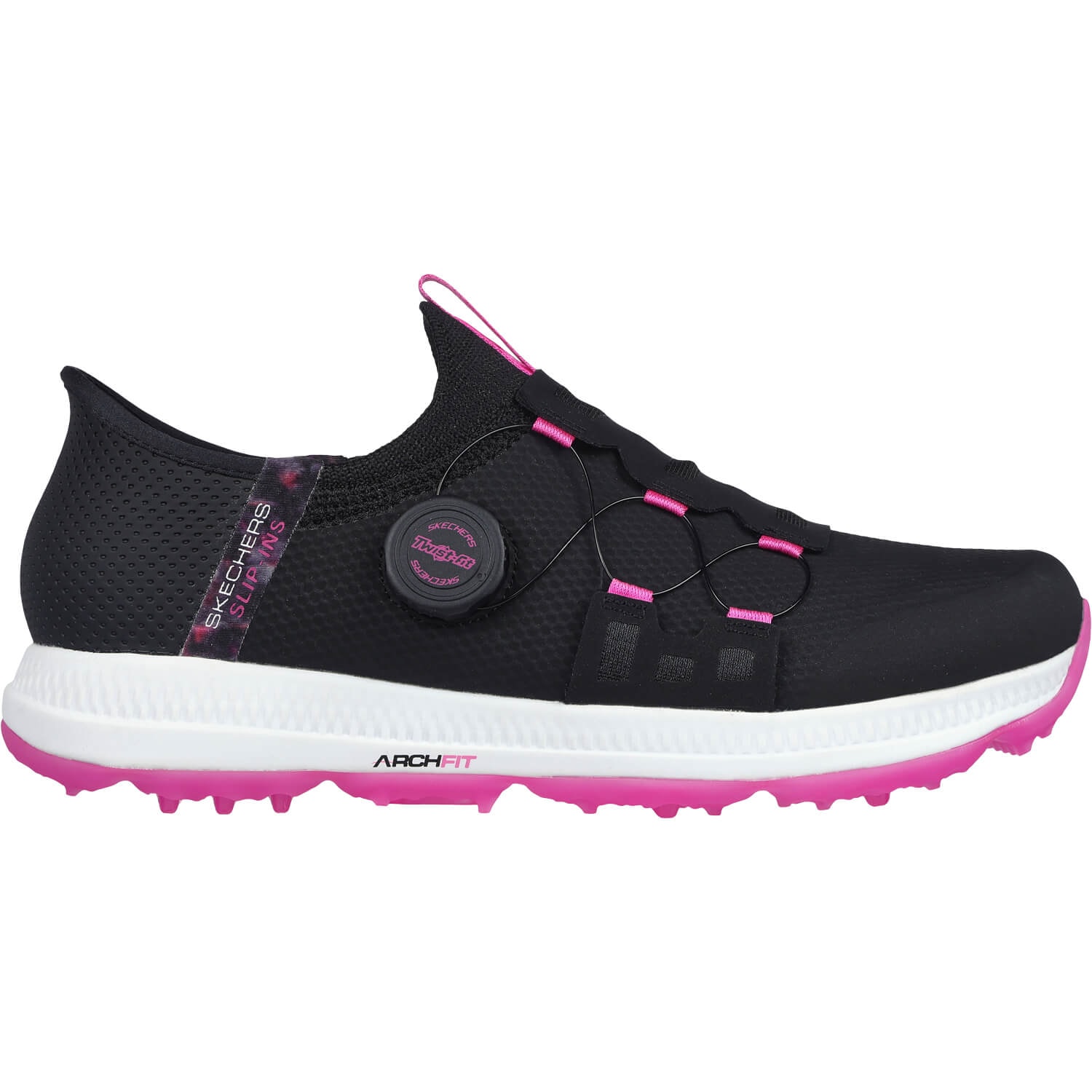 Skechers GO GOLF Elite 5 golfsko, sort/rosa