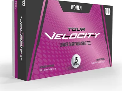 Wilson Staff Tour Velocity Women Dame Golfbolde - Hvid