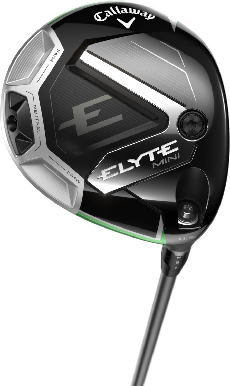Callaway Elyte Herre Mini Driver - Sort - Højre - 11.5° - True Temper Project X Denali Charcoal 60 Stiff Grafit