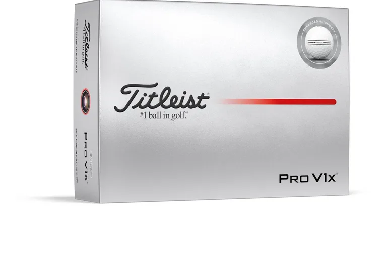 Titleist Pro V1x Enhanced Alignment (2025) Golfbolde - White