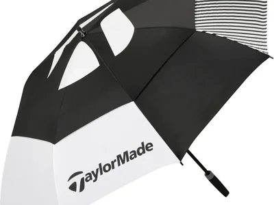 Taylormade Tour Double Canopy 64" Paraply - Black/White