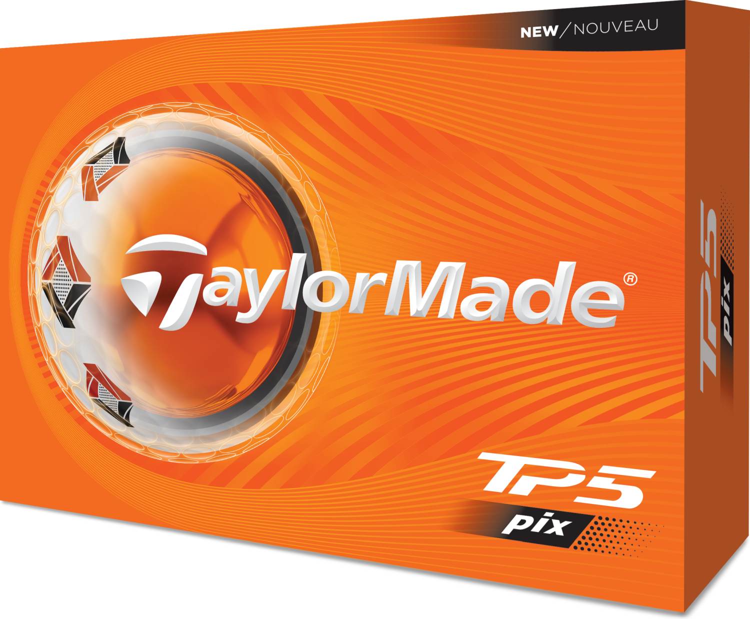 Taylormade TP5 Pix (2026) Golfbolde - White