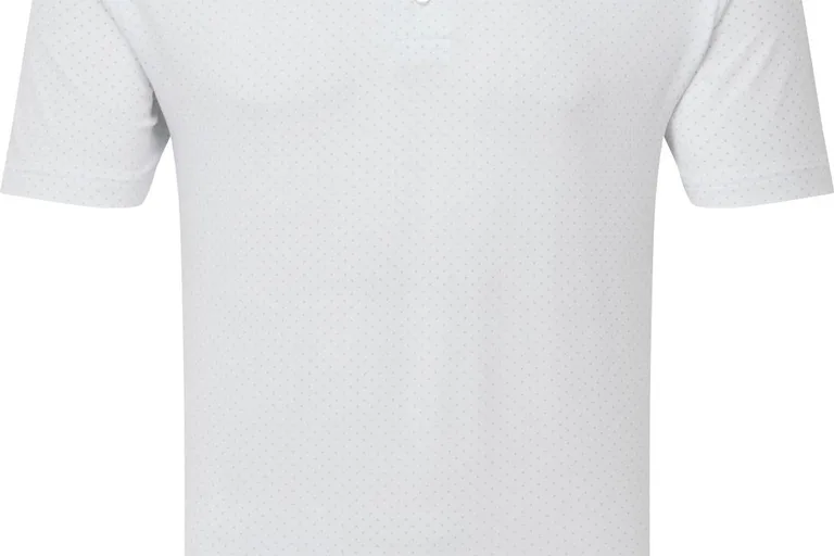 FootJoy Stretch Lisle Dot Print Herre Poloshirt
