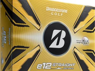 Bridgestone E12 Straight Golfbolde - Hvid