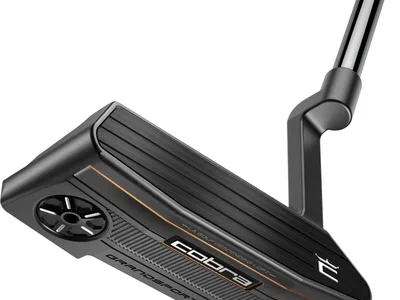 Cobra Grandsport Armlock (2024) Plumber Neck Putter - Grå - Højre - Str. 41" - Super Stroke Zenergy Flatso 17 3.0 Hvid/Sort
