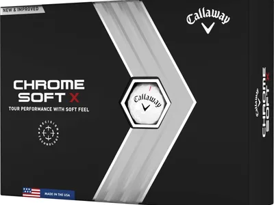Callaway Chrome Soft X (2022) Logobolde - Hvid