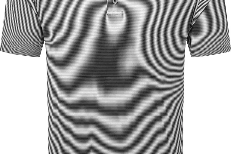 FootJoy Micro Feeder Stripe Lisle Herre Poloshirt