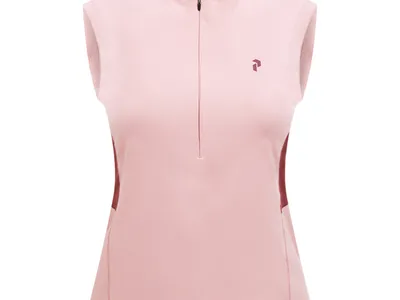 Peak Performance Polo Mountain Breath, uden ærmer, pink