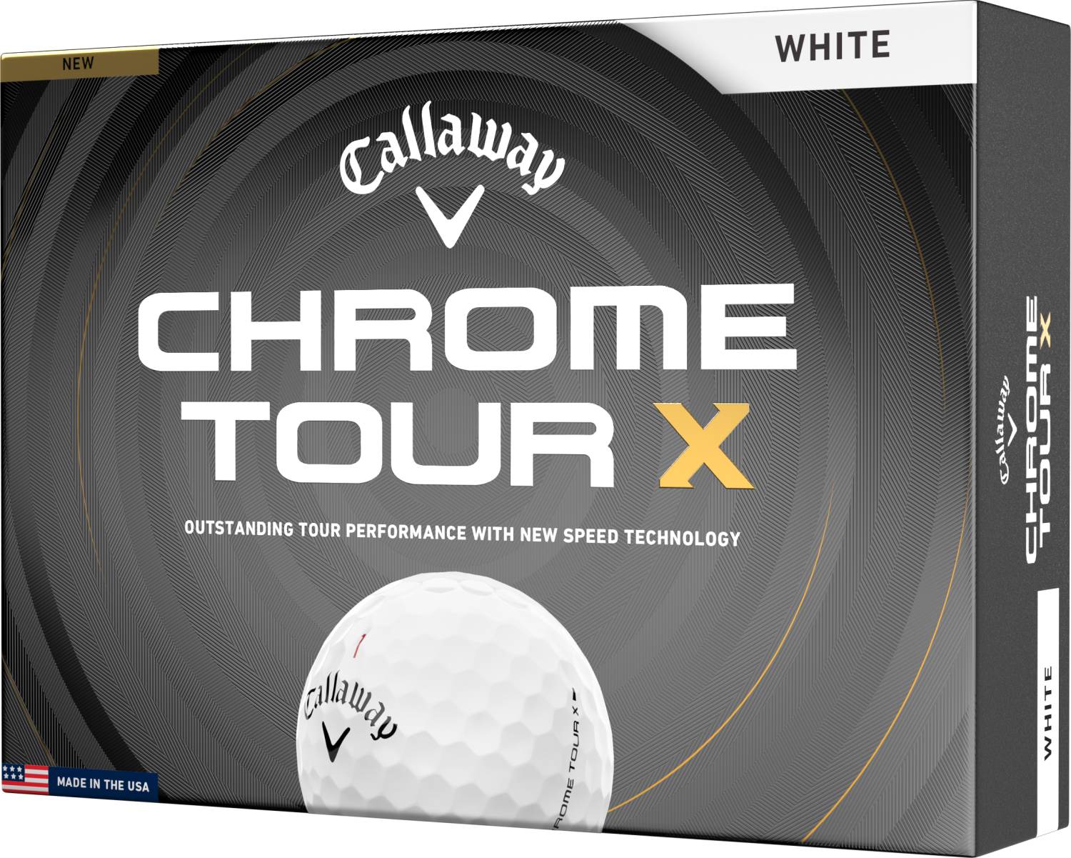 Callaway Chrome Tour X (2026) Golfbolde - White