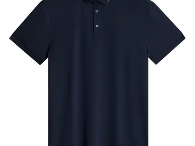 J. LINDEBERG Polo KV Print, navy/brun