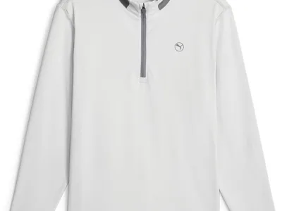 Puma Lightweight 1/4 Zip (Bryst Logo) Herre Pullover
