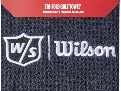 Wilson Staff Tri Fold Black Håndklæde