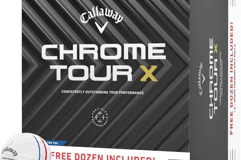Callaway Chrome Tour X Triple Track 4 Dozen (2024) Golfbolde - Hvid