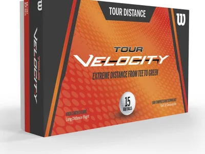 Wilson Staff Tour Velocity Distance Logobolde - Hvid