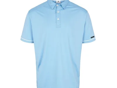 Barley Polo Lightblue/white