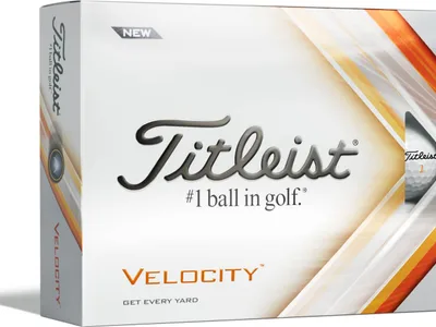 Titleist Velocity (2022) Logobolde - Hvid