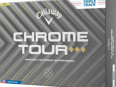 Callaway Chrome Tour Triple Diamond Triple Track (2025) Golfbolde - White/Multi