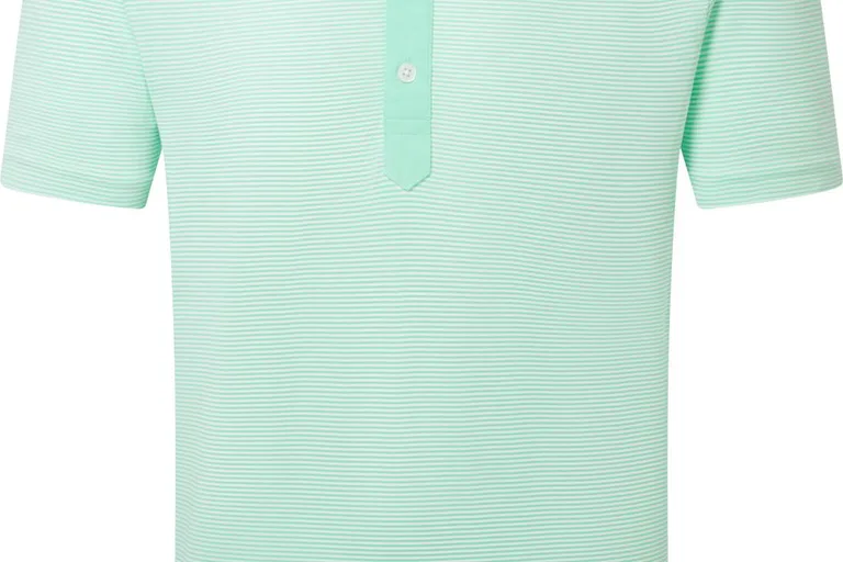 FootJoy Feeder Stripe Pique Herre Poloshirt