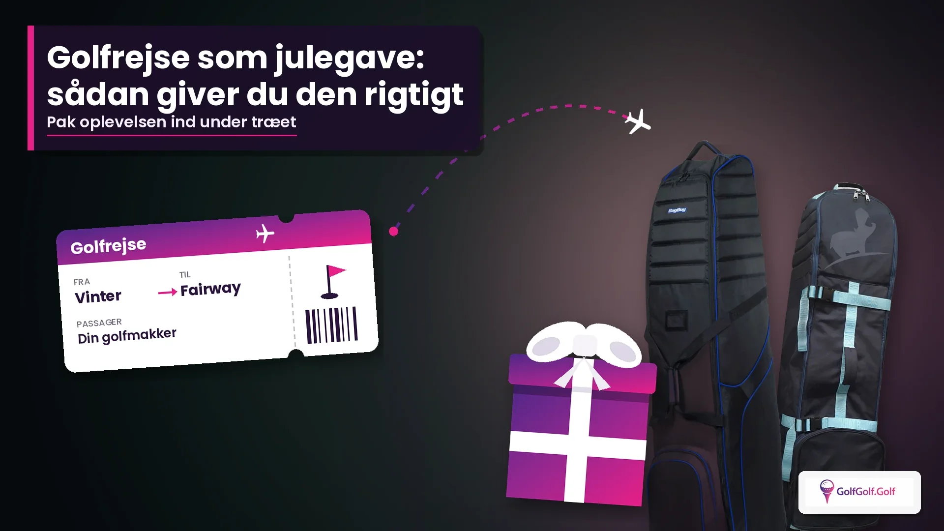 Golfrejse som julegave: sådan giver du den rigtigt