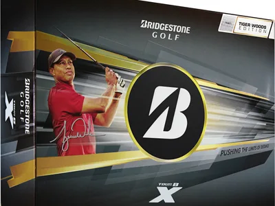 Bridgestone Tour B X Tiger Golfbolde - White