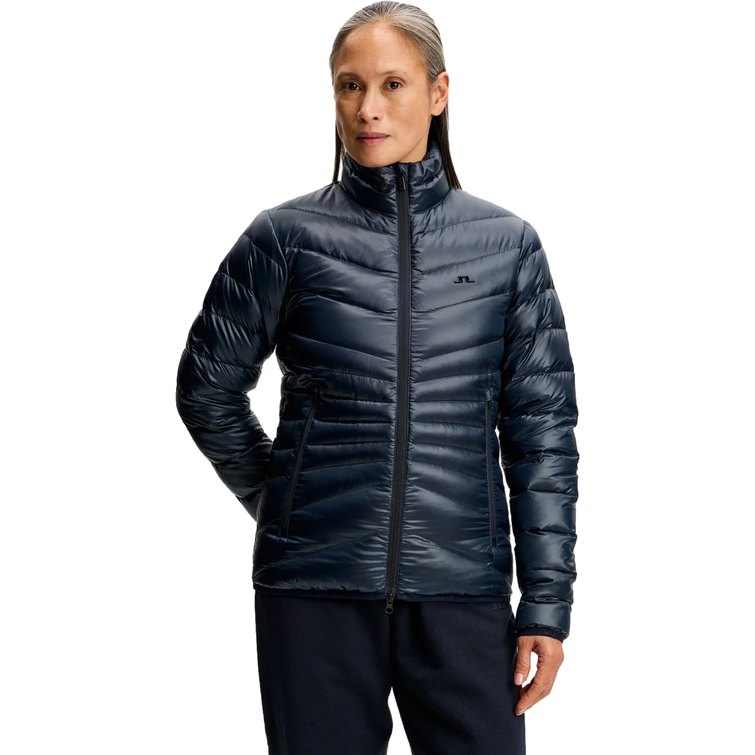 J. LINDEBERG Jakke Lara Light Down Hood, navy