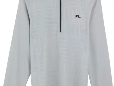 J. Lindeberg Danny Debossed Herre Pullover - High Rise - Str. M