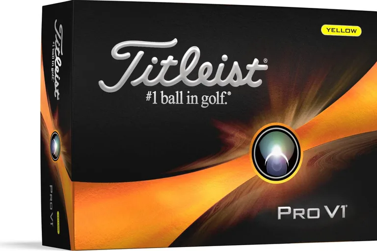 Titleist Pro V1 (2023) Golfbolde - Gul