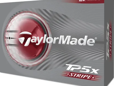 Taylormade TP5x Stripe (2026) Golfbolde - White