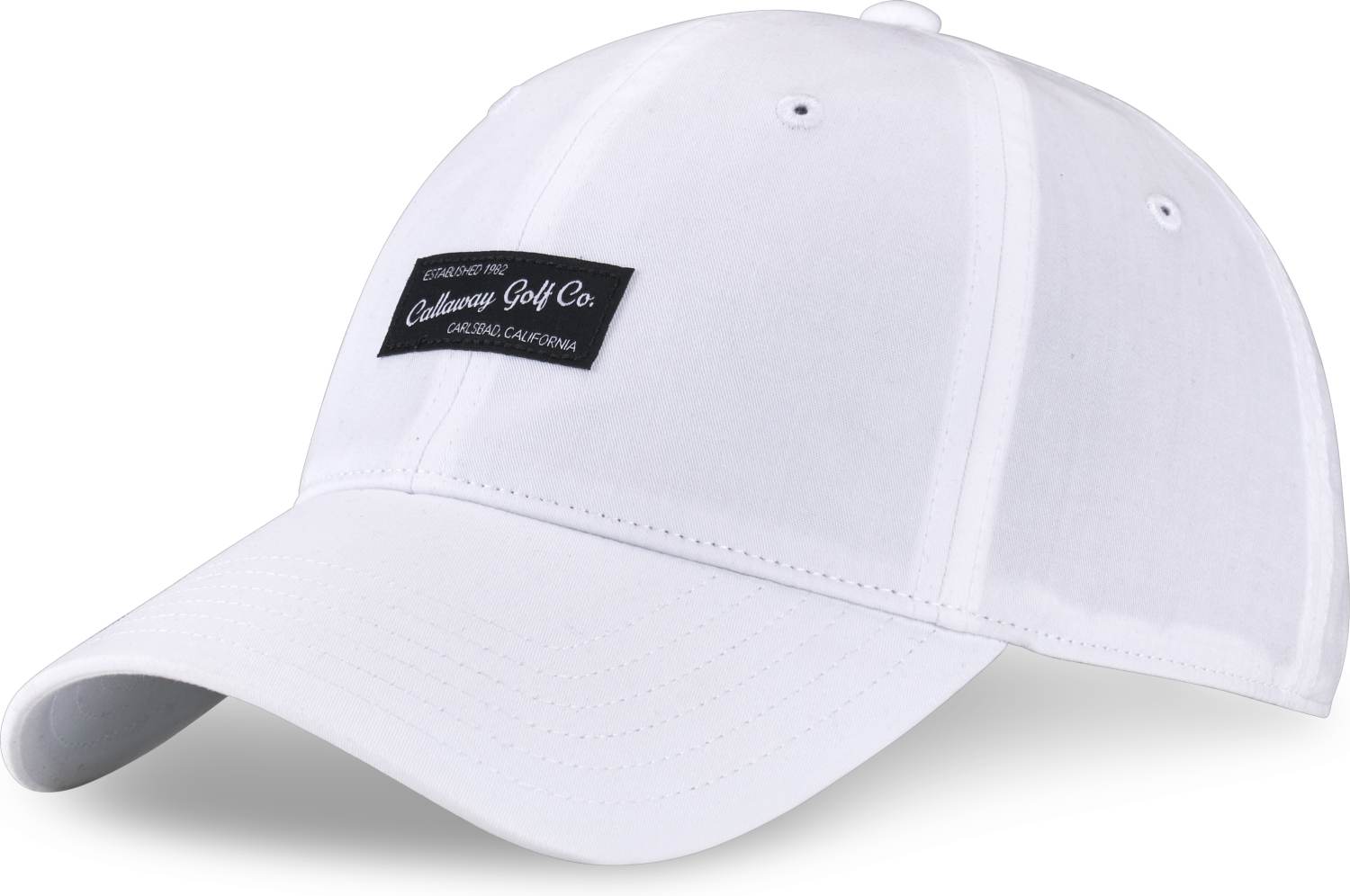 Callaway Relaxed Retro Herre Kasket - White/Black - Str. Justerbar
