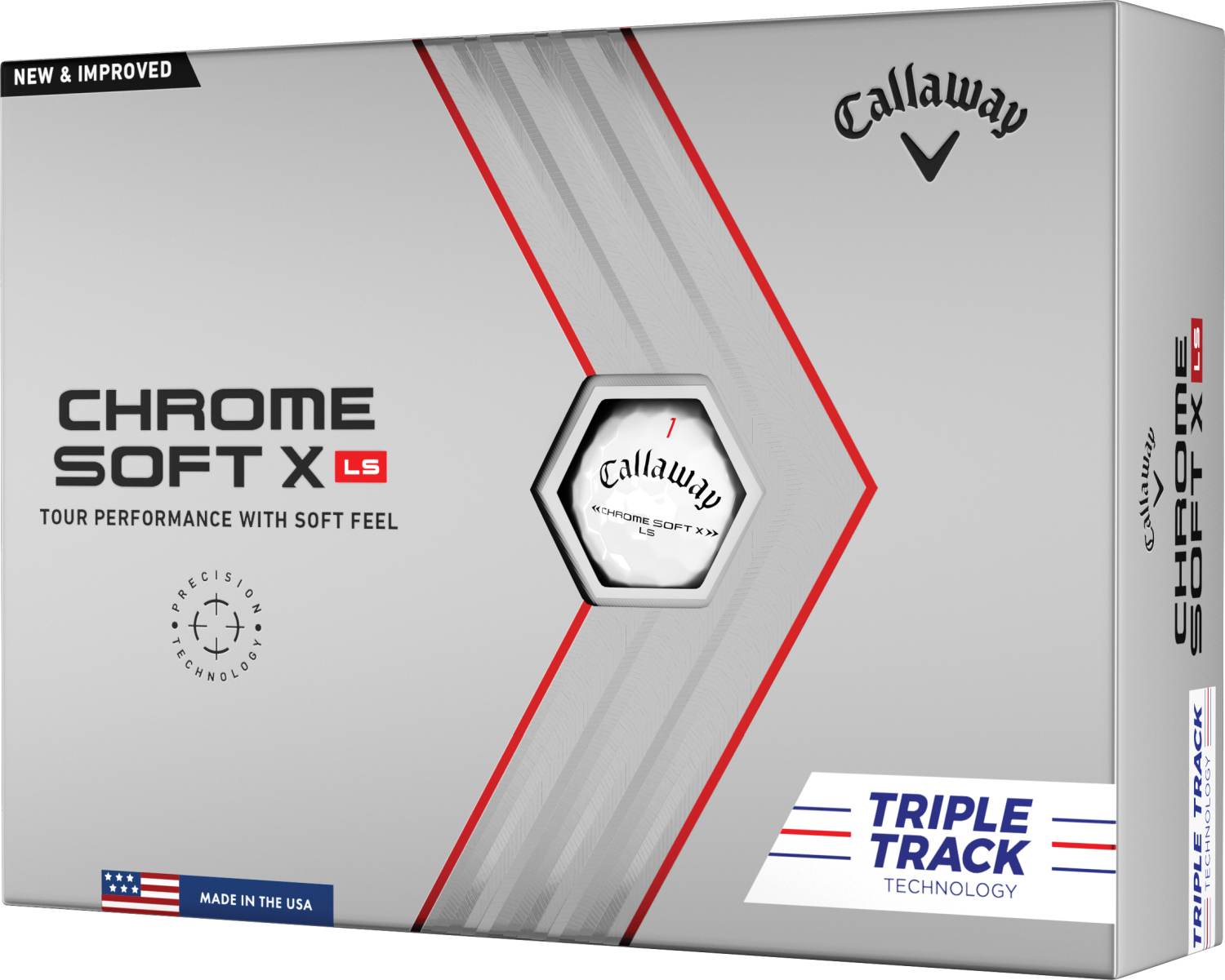 Callaway Chrome Soft X Low Spin Triple Track (2022) Logobolde