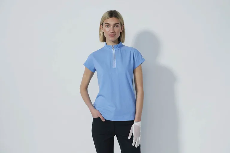Daily Sports Kim Cap S Half Zip Dame Poloshirt
