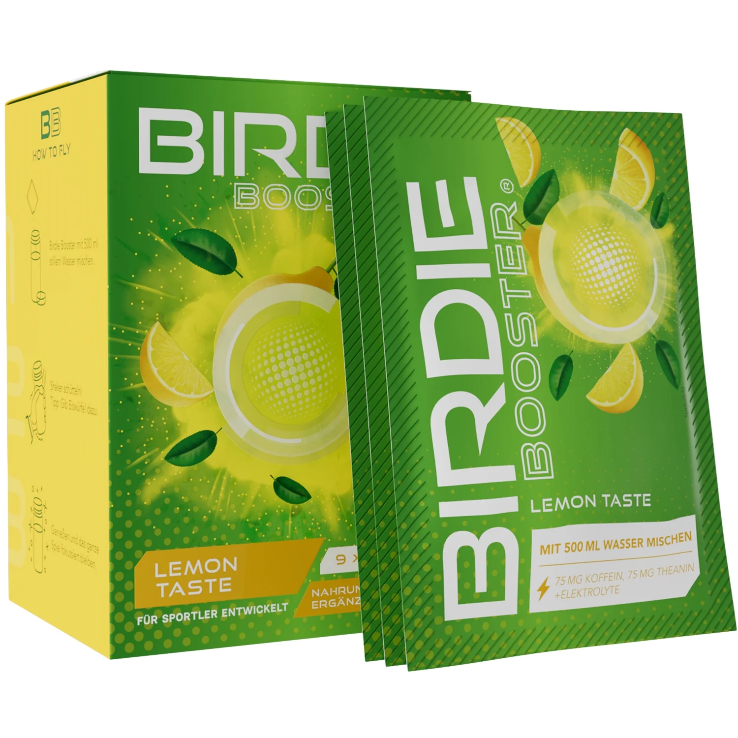 Birdie Booster Fokus Drink - 9-pak