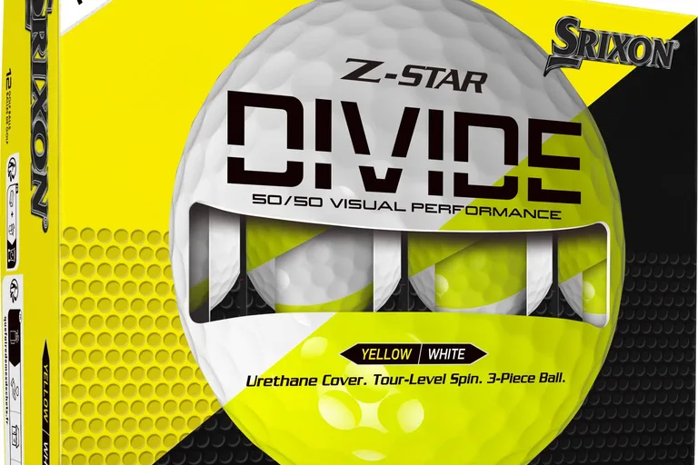 Srixon Z-star Divide (2025) Herre Golfbolde - Yellow / White