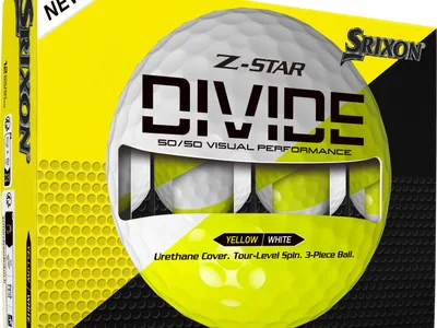 Srixon Z-star Divide (2025) Herre Golfbolde - Yellow / White