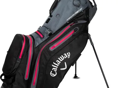 Callaway Fairway 14 HD (2025) Vandtæt Dame Bærebag - Black/Charcoal/Pink